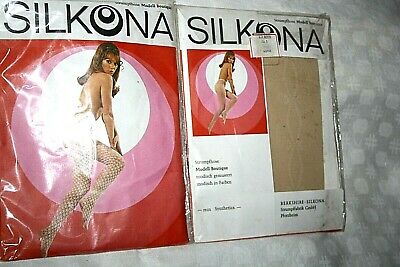 Original Er Jahre Silkona Netz Nylons Elegante Damen Netz